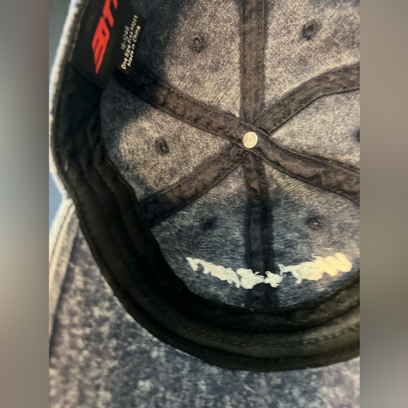 Otto Wet and Salty Denim Baseball Cap one size - Picture 3 of 5